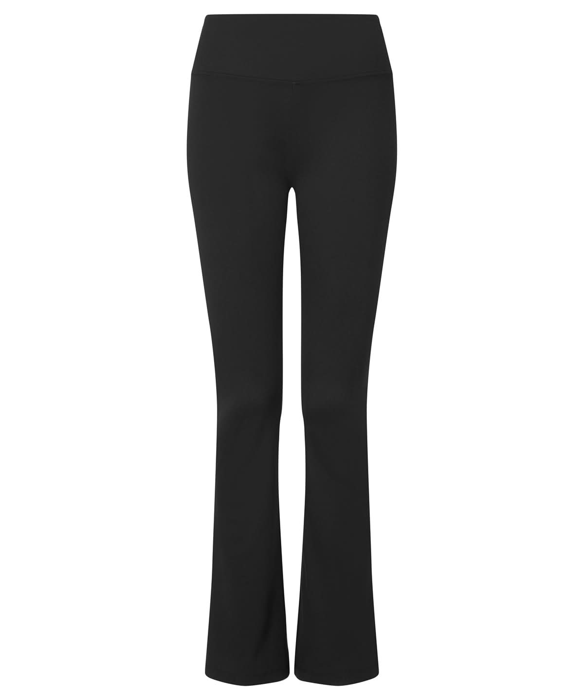 TriDri Tridri WomenS Recycled Flare Leggings TR537 - Black - Customisable Leggings