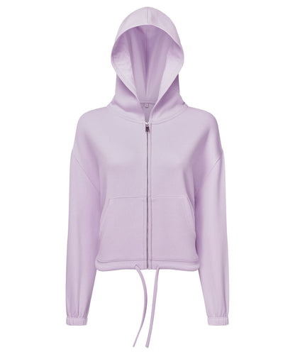 TriDri Tridri WomenS Recycled Drawstring Full Zip Hoodie TR601 - Lilac - Customisable Hoodies