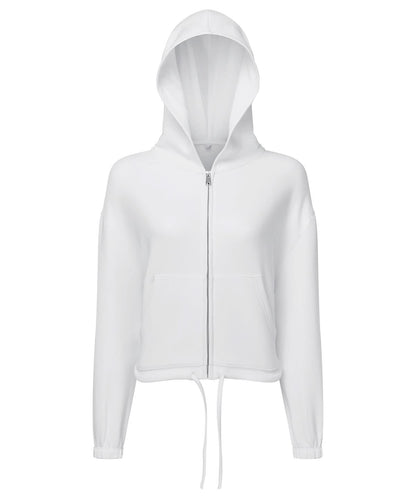 TriDri Tridri WomenS Recycled Drawstring Full Zip Hoodie TR601 - White - Customisable Hoodies