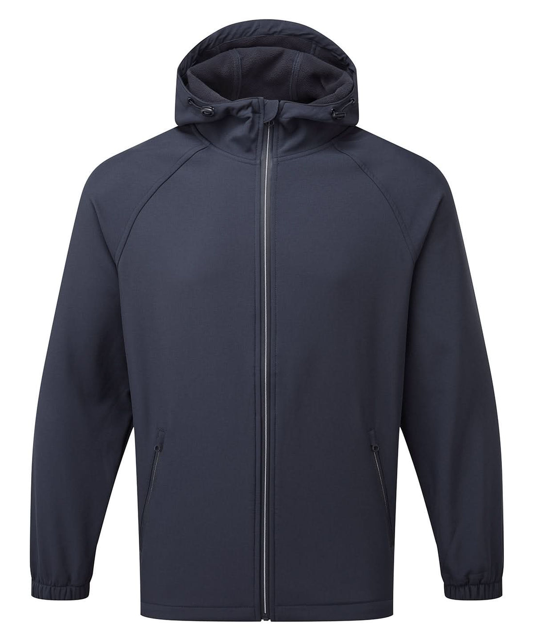 2786 Hooded 2 layer softshell jacket TS009 - Navy - Customisable Softshell Jacket