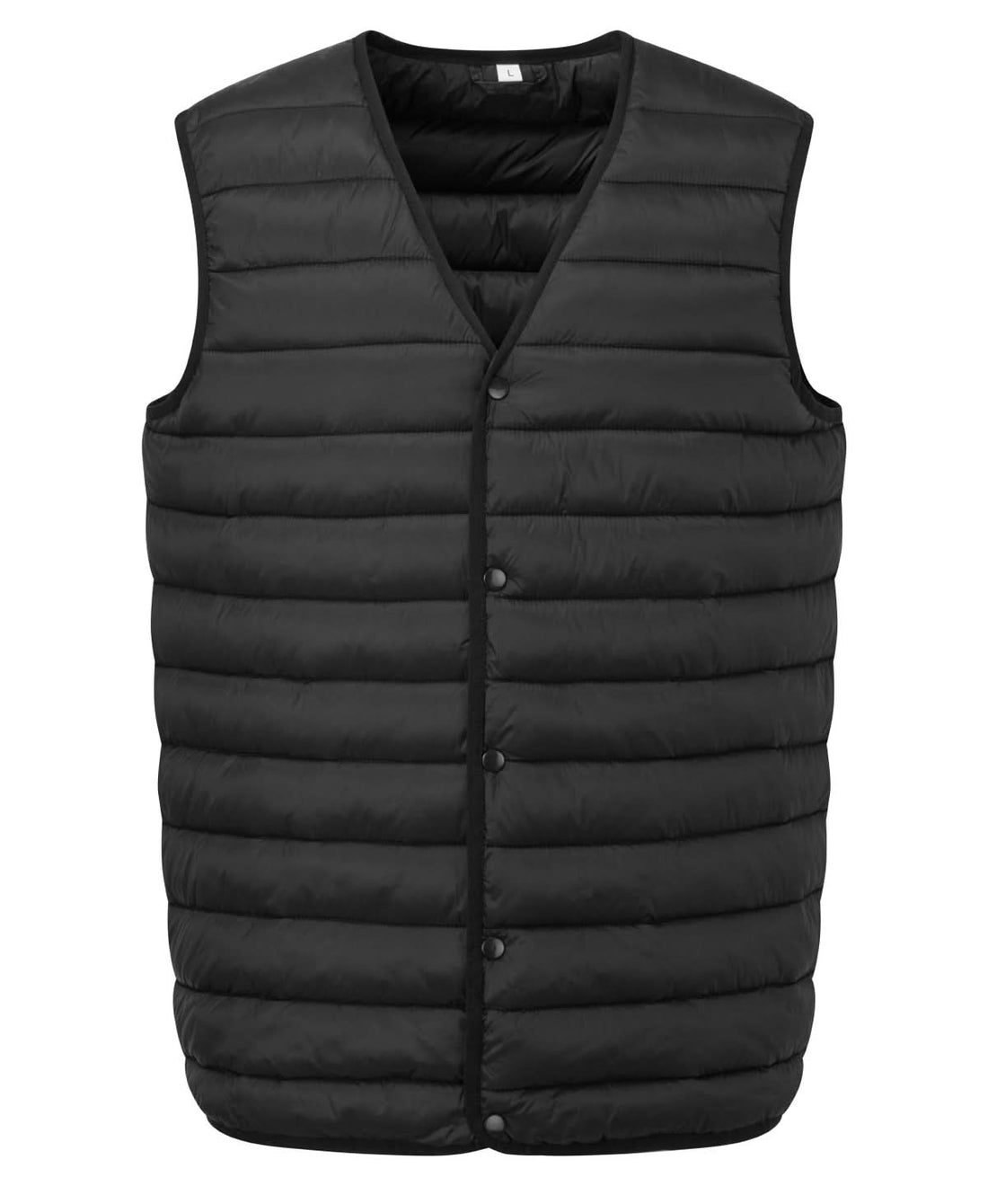 2786 Padded gilet vest TS042 - Black - Customisable Gilets &amp; Body Warmers