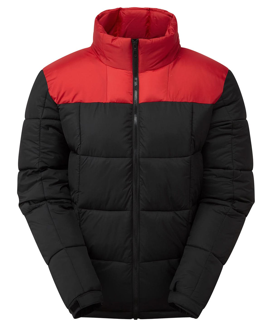 2786 Fourteener box quilt jacket TS048 - Black Red - Customisable Jackets