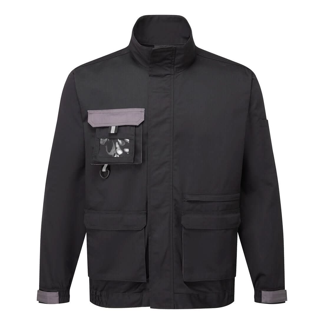 Portwest Texo Contrast Jacket TX10 - Black - Customisable Jacket