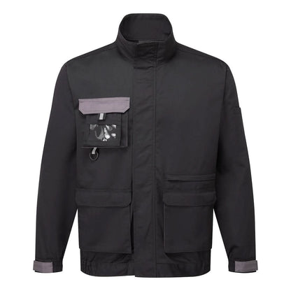 Portwest Texo Contrast Jacket TX10 - Black - Customisable Jacket