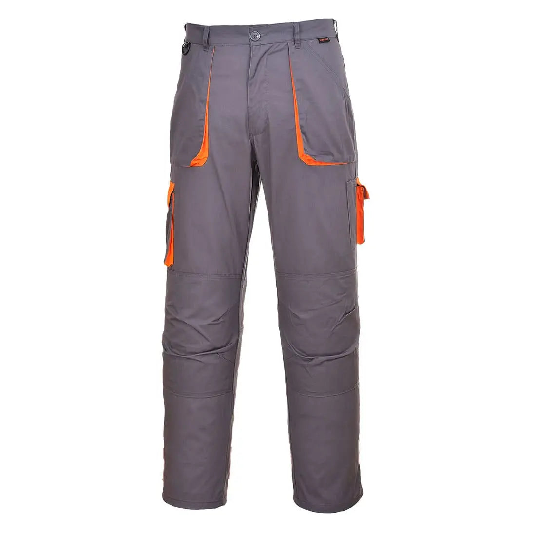 Texo Contrast Trousers Tx11 - Grey - Customisable Work Trousers