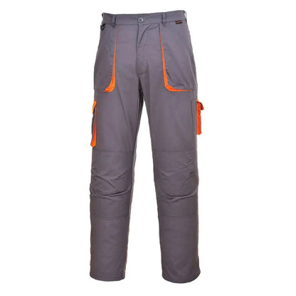 Texo Contrast Trousers Tx11 - Grey - Customisable Work Trousers