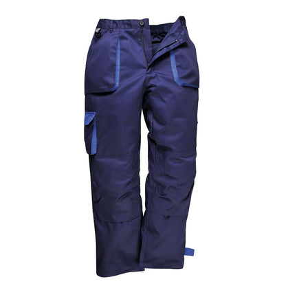 Portwest Texo Contrast Trousers Lined TX16 - Navy - Customisable Trousers