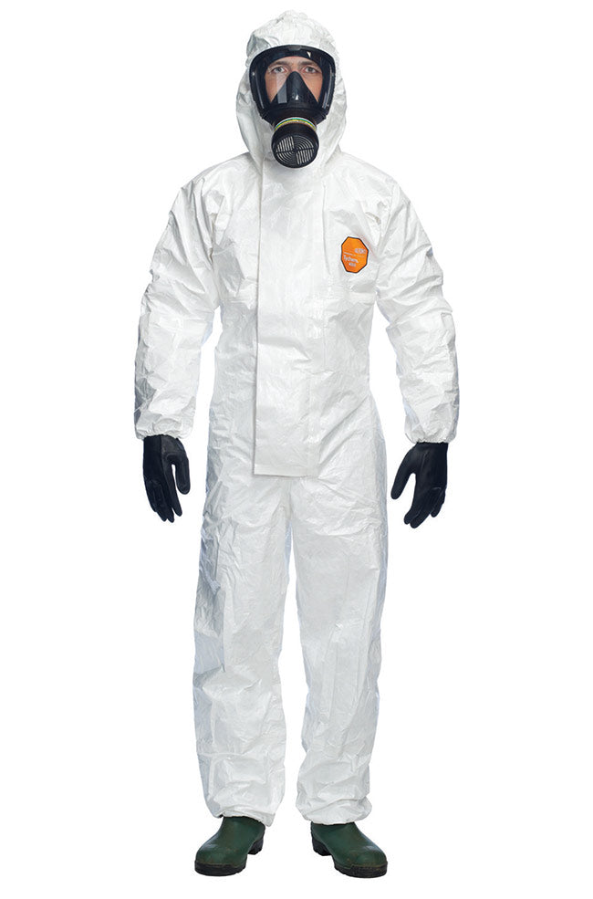 Tychem4000 Tychem® S Chz Hooded Disposable Coverall - White - Customisable Coveralls