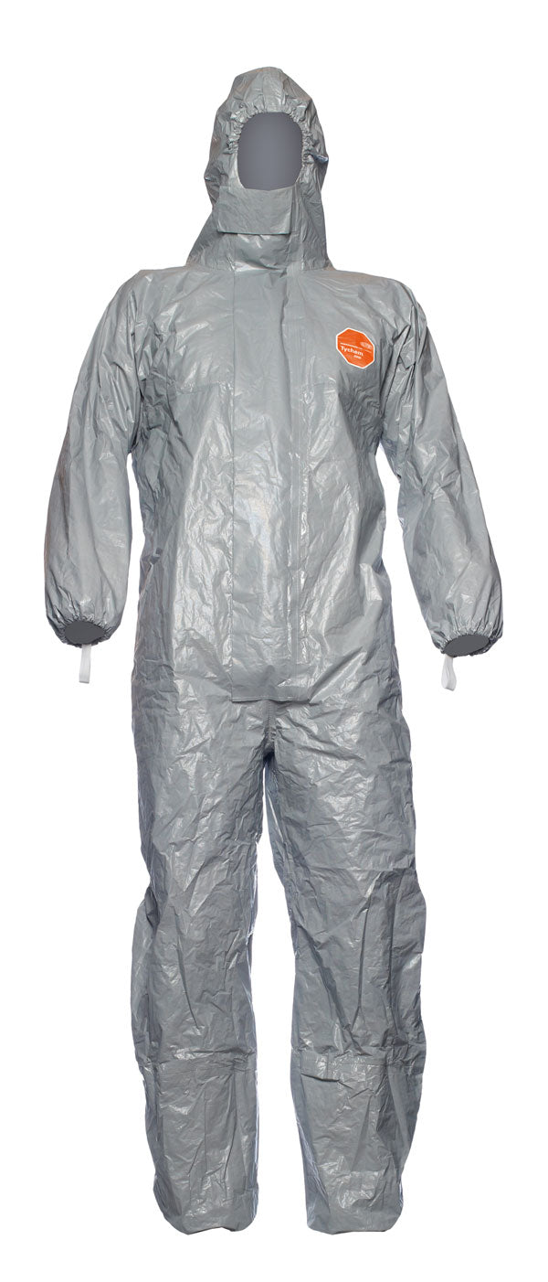 Tychem2000 Tychem® F Hooded Disposable Coverall - Grey - Customisable Coveralls