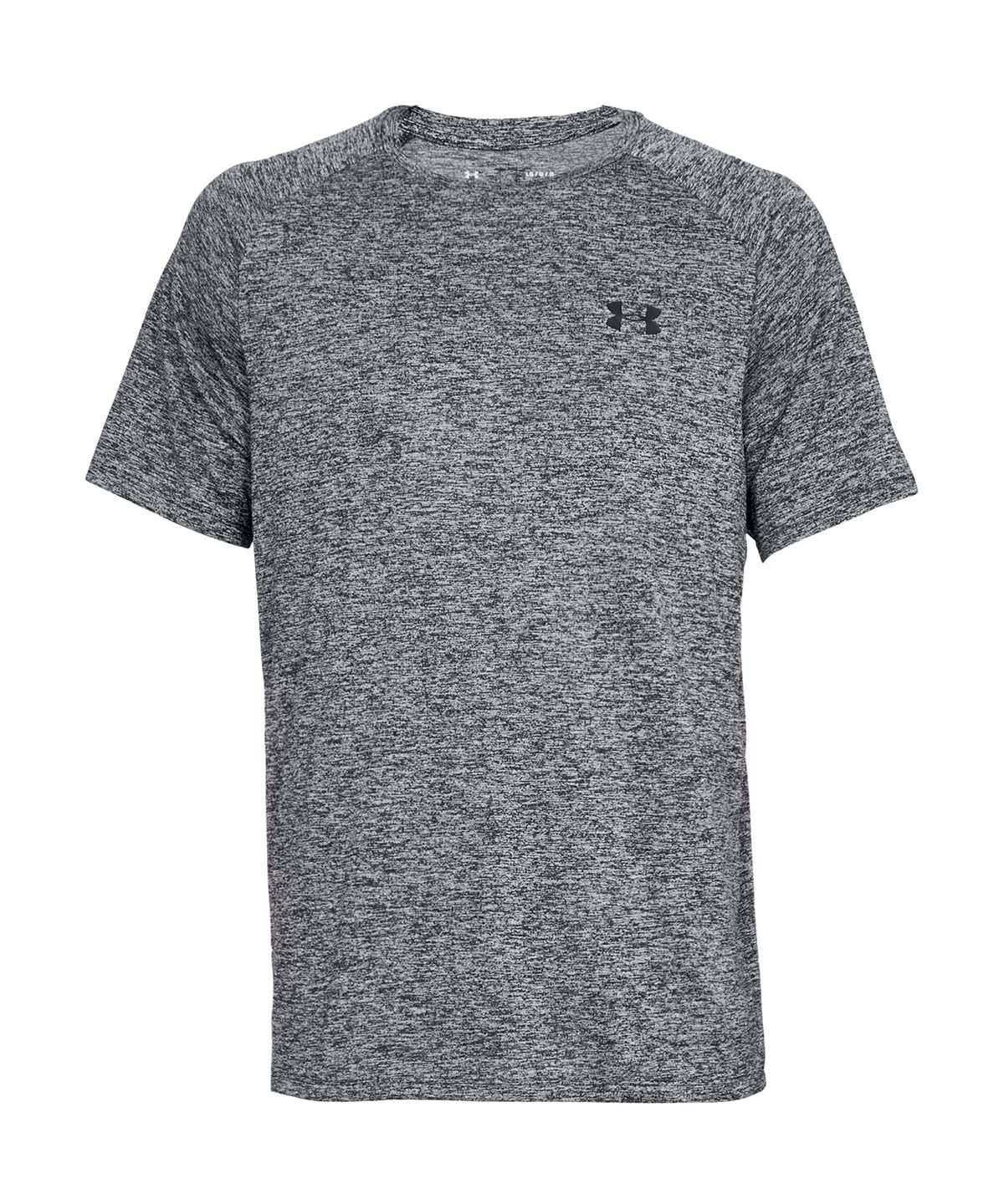 Under Armour Tech Short Sleeve UA005 - Black Black - Customisable T-Shirts