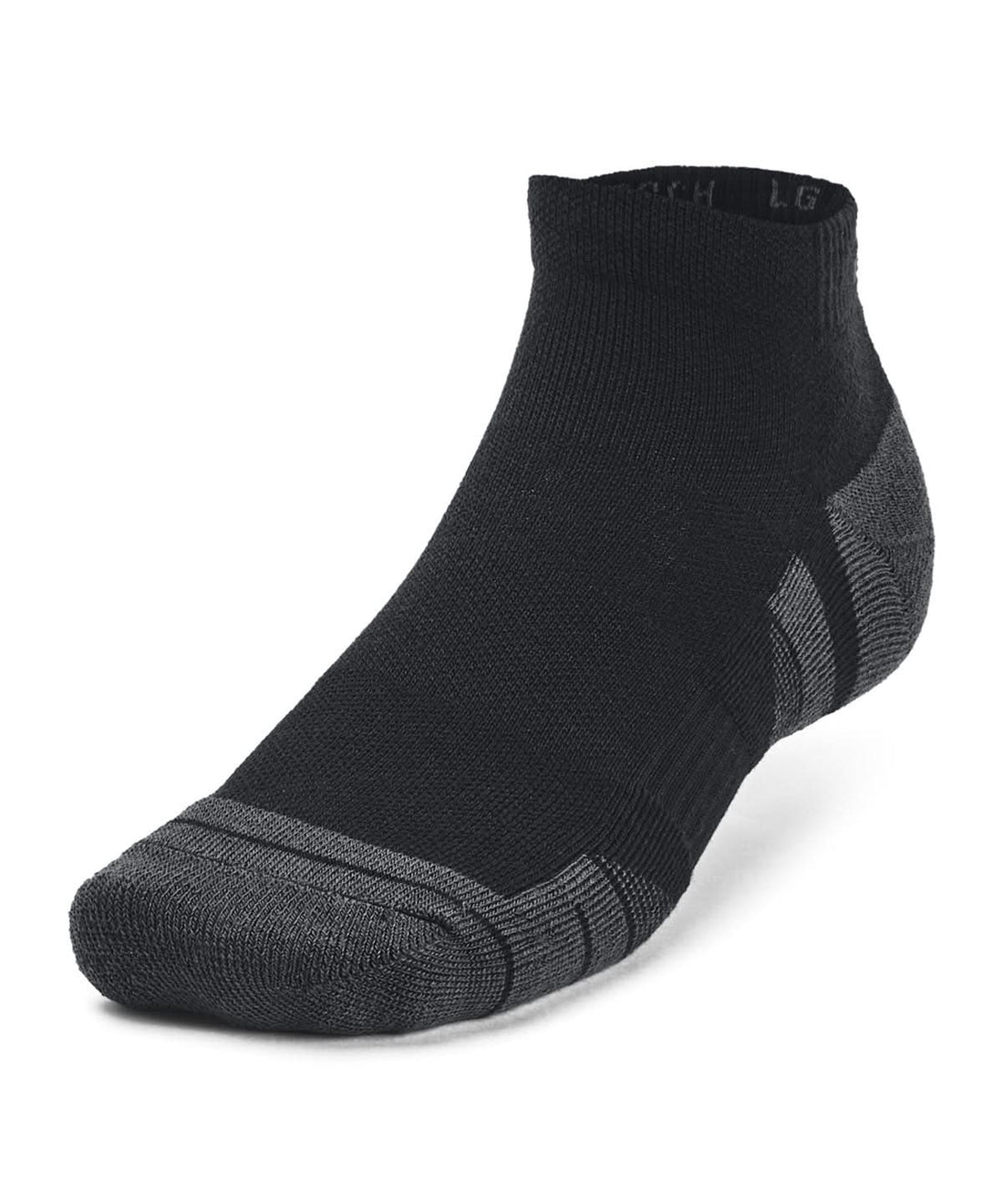 Under Armour Performance Tech 3 Pack Low Cut Socks UA045 - Black - Customisable Socks