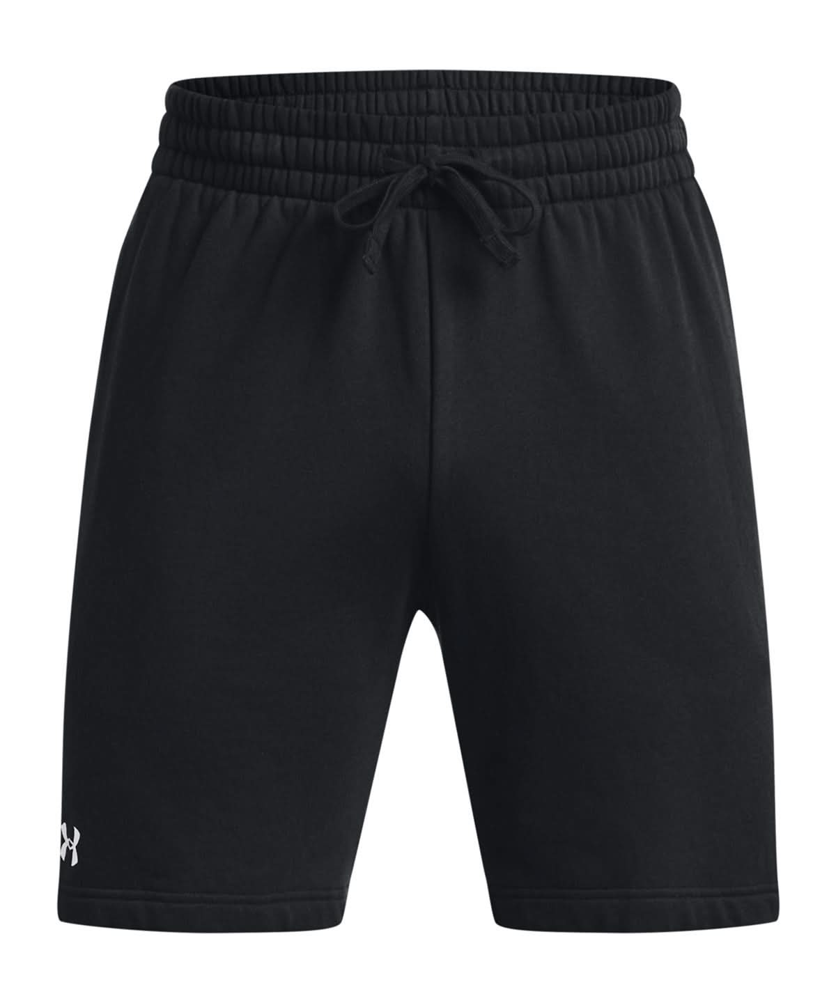 Under Armour Rival Fleece Shorts UA050 - Black White - Customisable Shorts