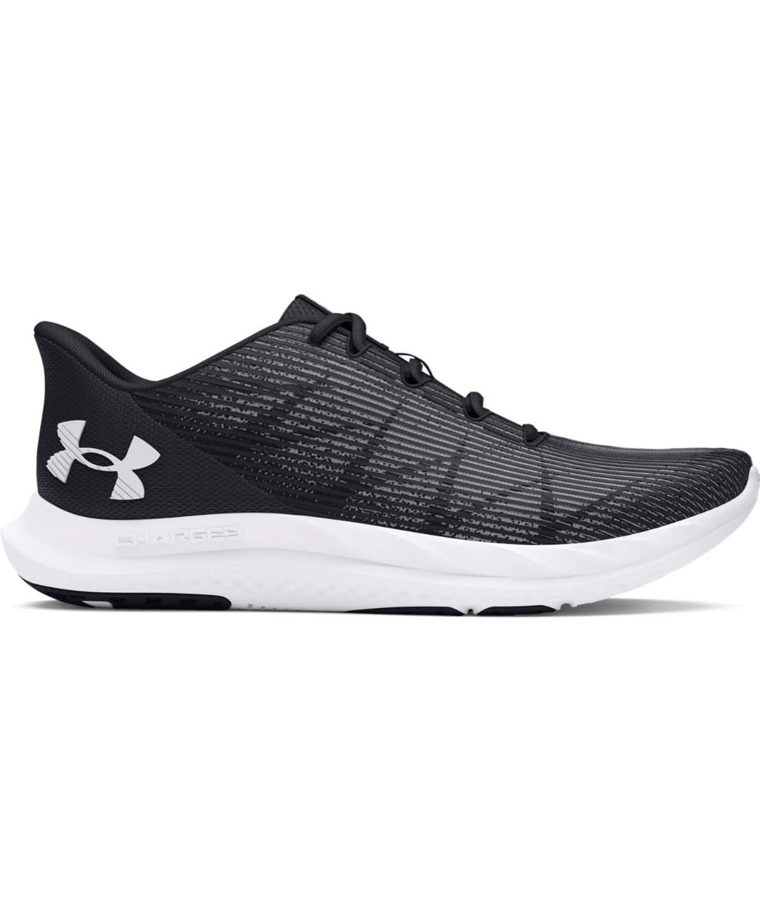 Under Armour Charged Speed Swift UA053 - Black White White - Customisable Trainers