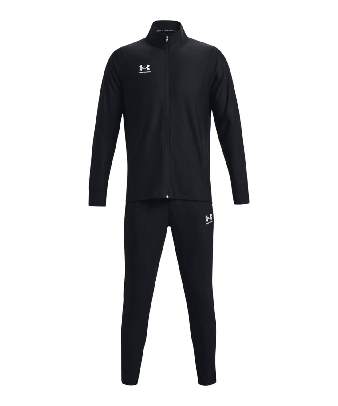 Under Armour MenS Challenger Tracksuit UA060 - Black White - Customisable Trackwear