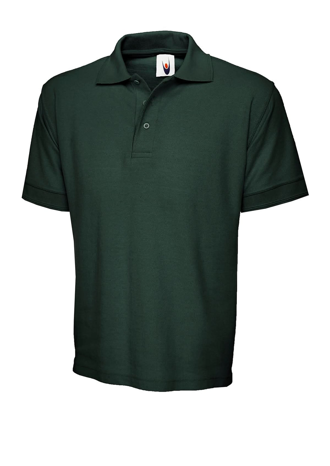 Uneek Heavyweight Poloshirt Bottle Green UC102 - Bottle Green - Customisable Polos