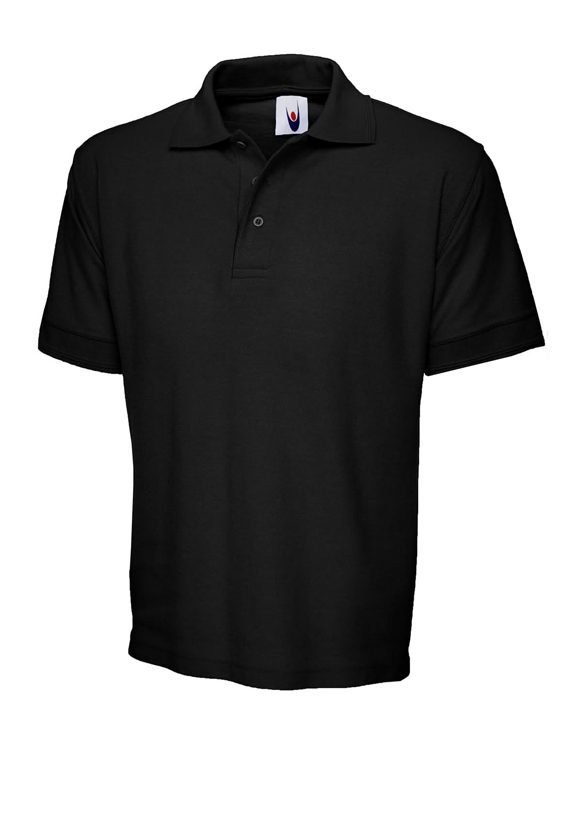 Uneek Heavyweight Poloshirt Black UC102 - Black - Customisable Polos