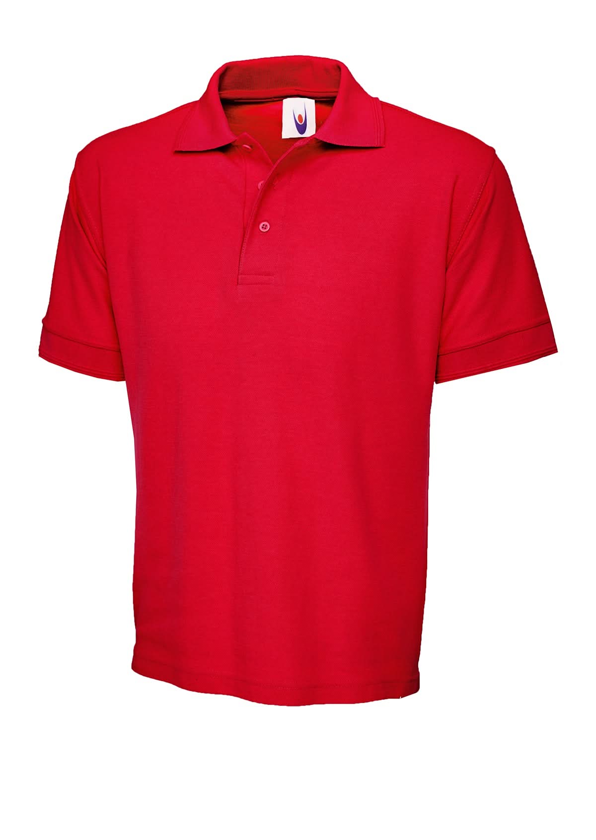 Uneek Heavyweight Poloshirt Red UC102 - Red - Customisable Polos