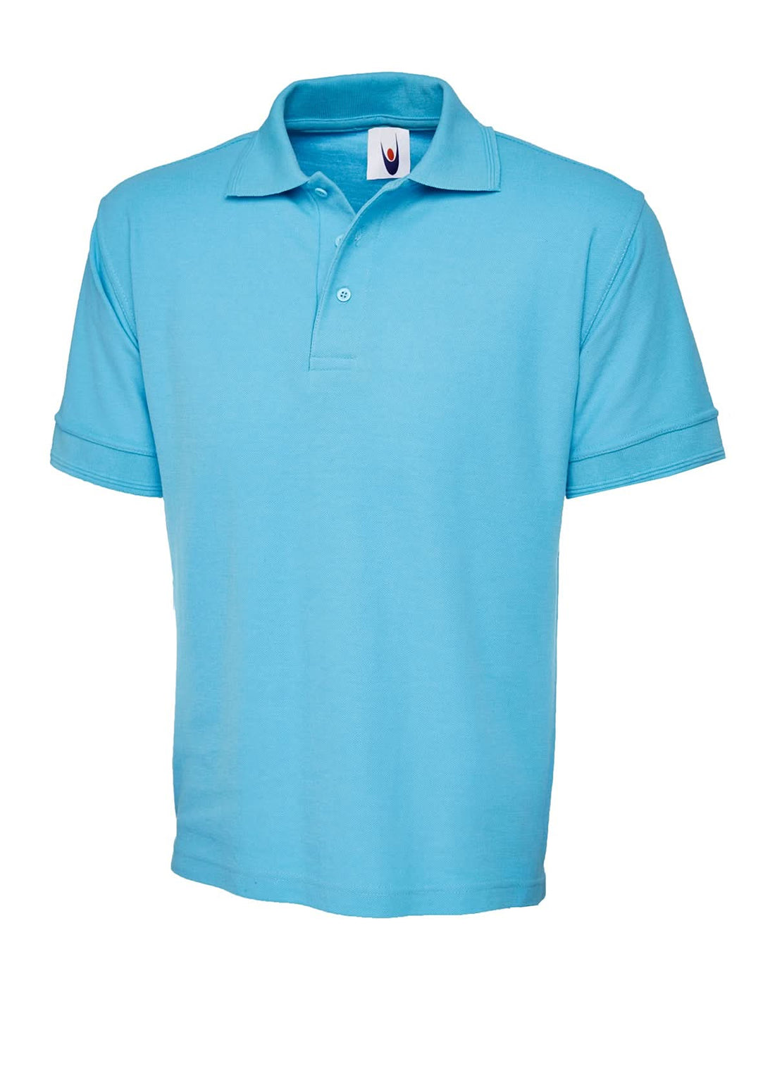 Uneek Heavyweight Poloshirt Sky UC102 - Sky - Customisable Polos