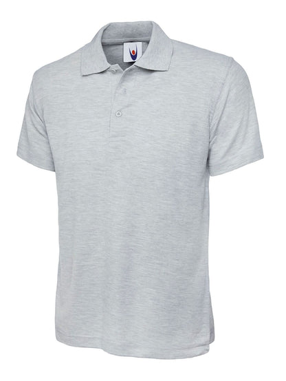 Uneek Childrens Classic Poloshirt Bottle Green UC103 - Heather Grey - Customisable Polos