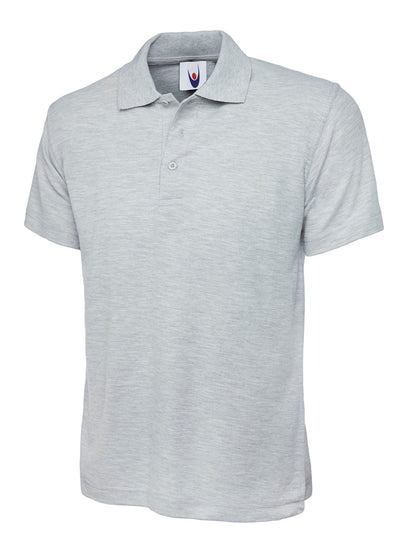 Childrens Classic Poloshirt - UC103 - Heather Grey - Customisable CHILDRENS