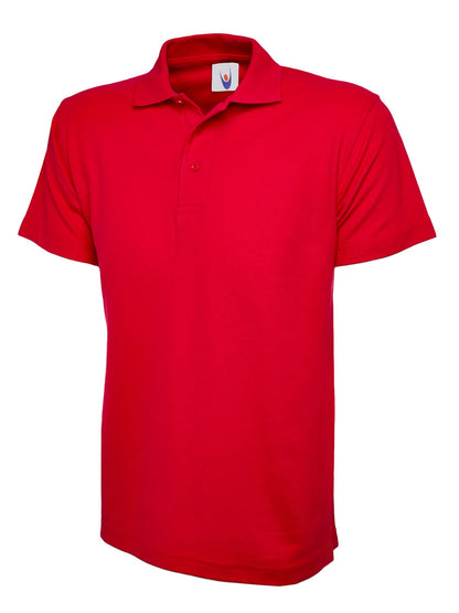 Uneek Childrens Classic Poloshirt Bottle Green UC103 - Red - Customisable Polos