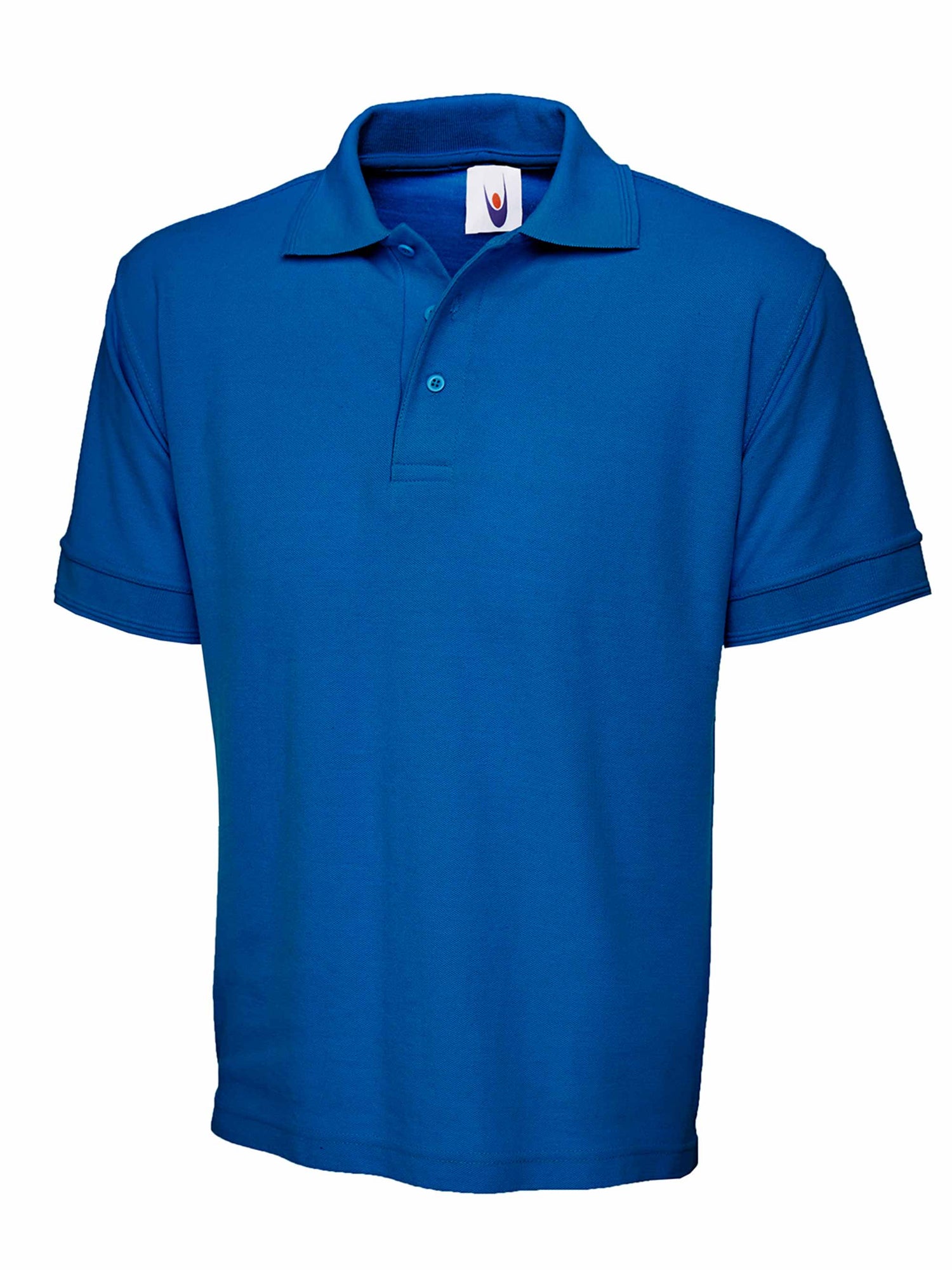 Uneek Heavyweight Cotton Poloshirt Royal UC104 - Royal - Customisable Polos