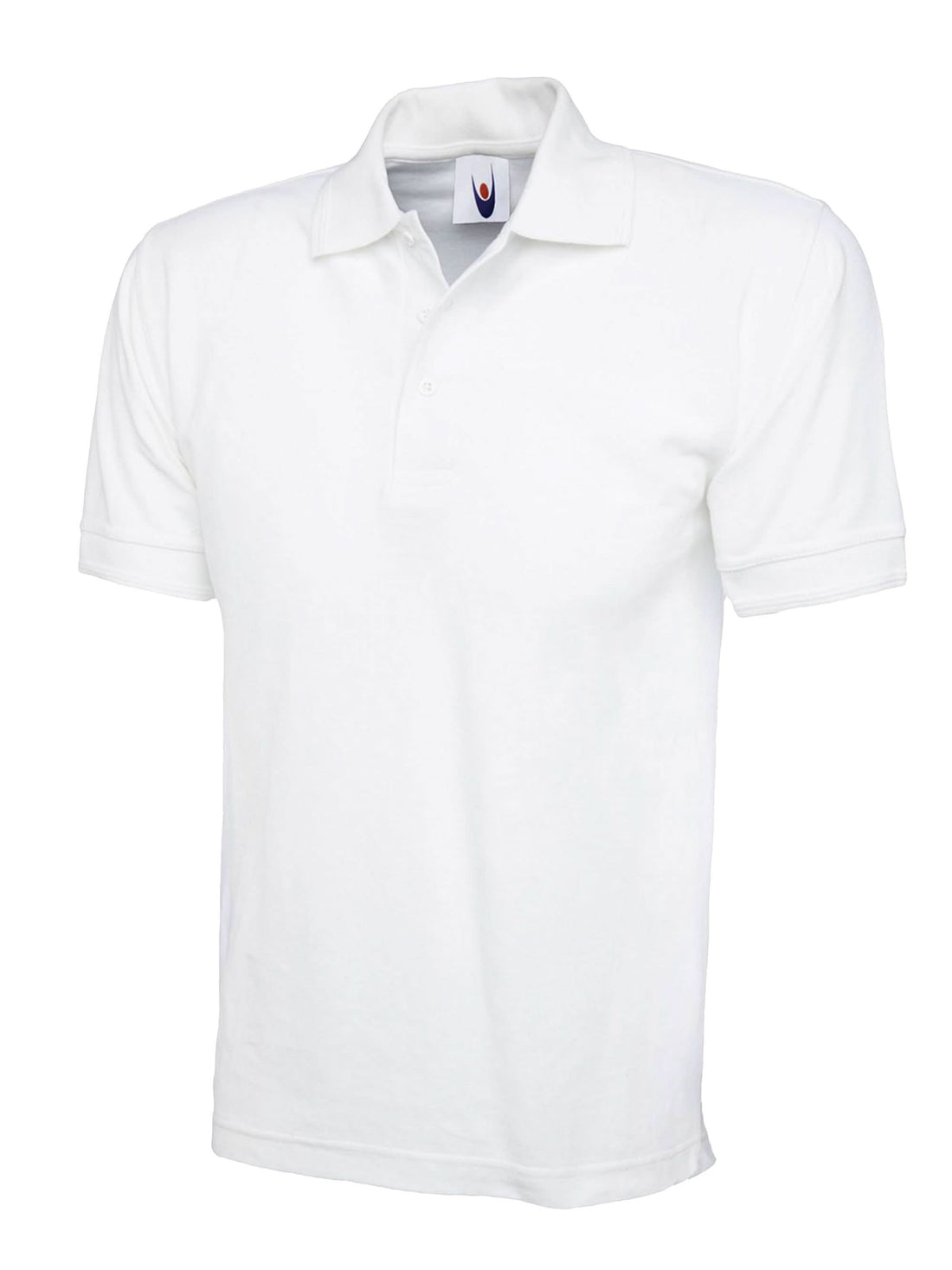 Uneek Heavyweight Cotton Poloshirt White UC104 - White - Customisable Polos