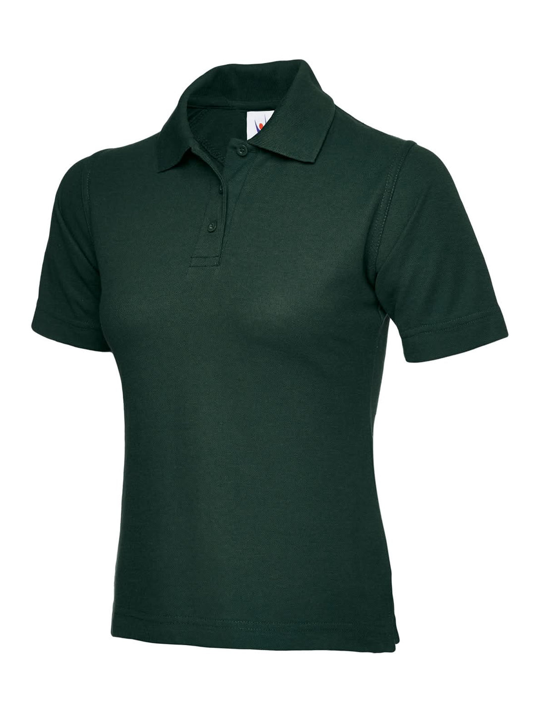 Uneek Ladies Classic Poloshirt Bottle Green UC106 - Bottle Green - Customisable Polos