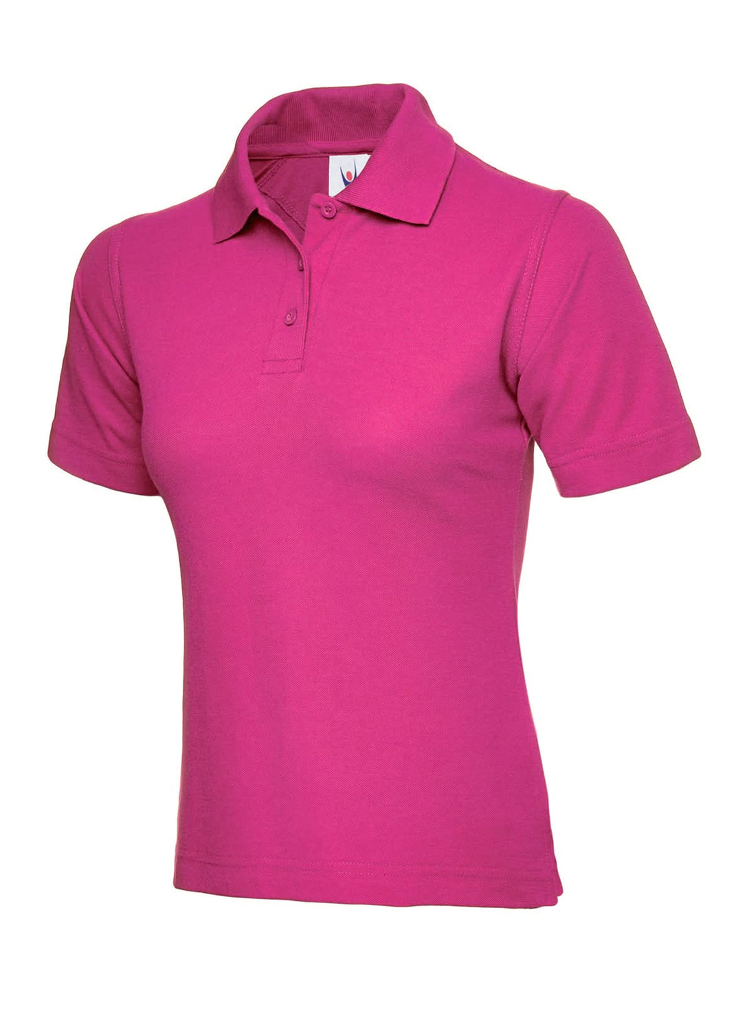 Uneek Ladies Classic Poloshirt Hot Pink UC106 - Hot Pink - Customisable Polos