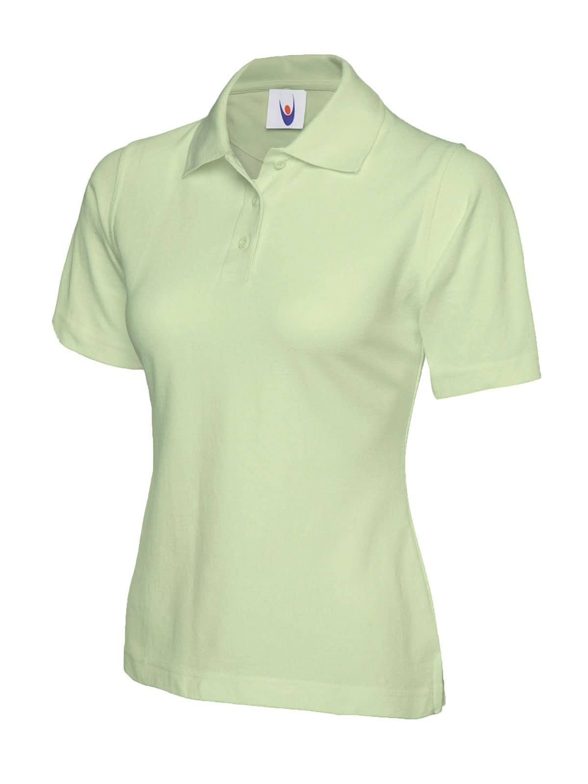 Uneek Ladies Classic Poloshirt Lime UC106 - Lime - Customisable Polos