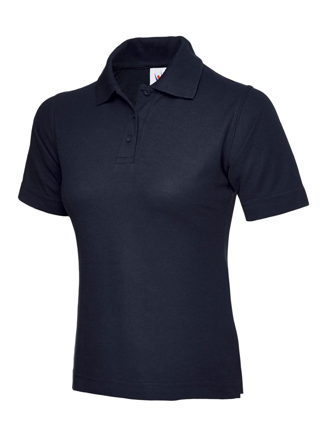 Uneek Ladies Classic Poloshirt Navy UC106 - Navy - Customisable Polos