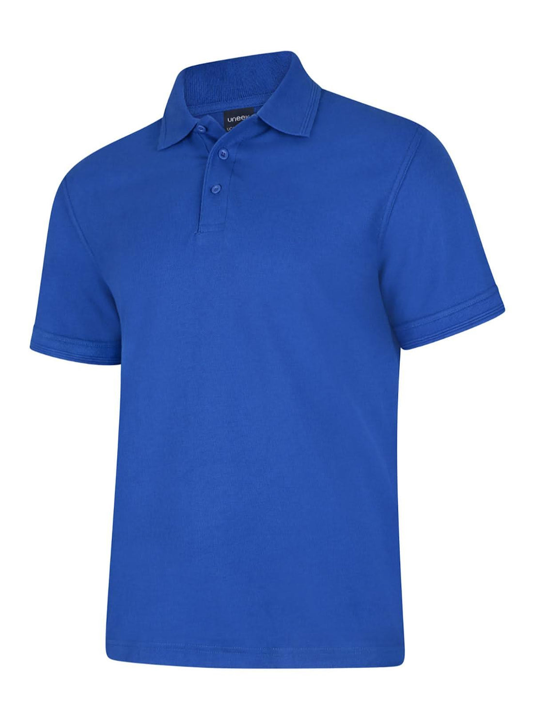 Uneek Deluxe Poloshirt Royal UC108 - Royal - Customisable Polos