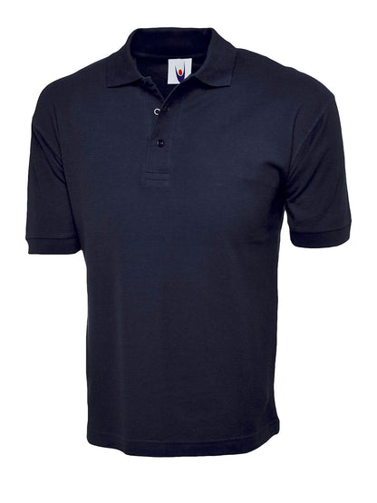 Uneek Classic Cotton Poloshirt UC112 - Navy - Customisable Polos