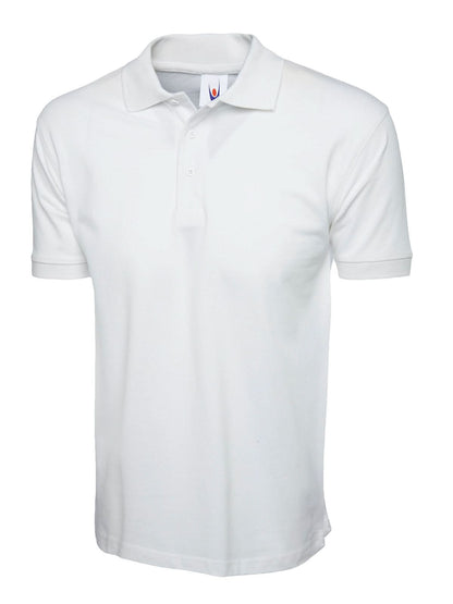 Uneek Classic Cotton Poloshirt UC112 - White - Customisable Polos