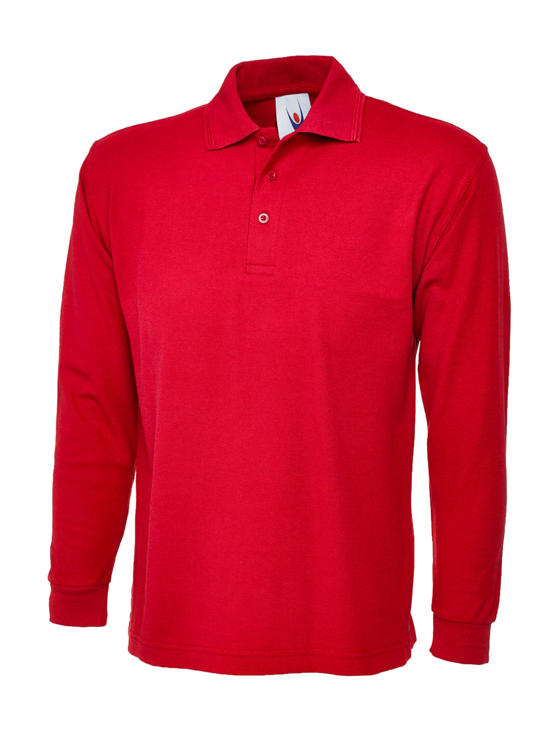 Longsleeve Classic Poloshirt - UC113 - Red - Customisable Polos