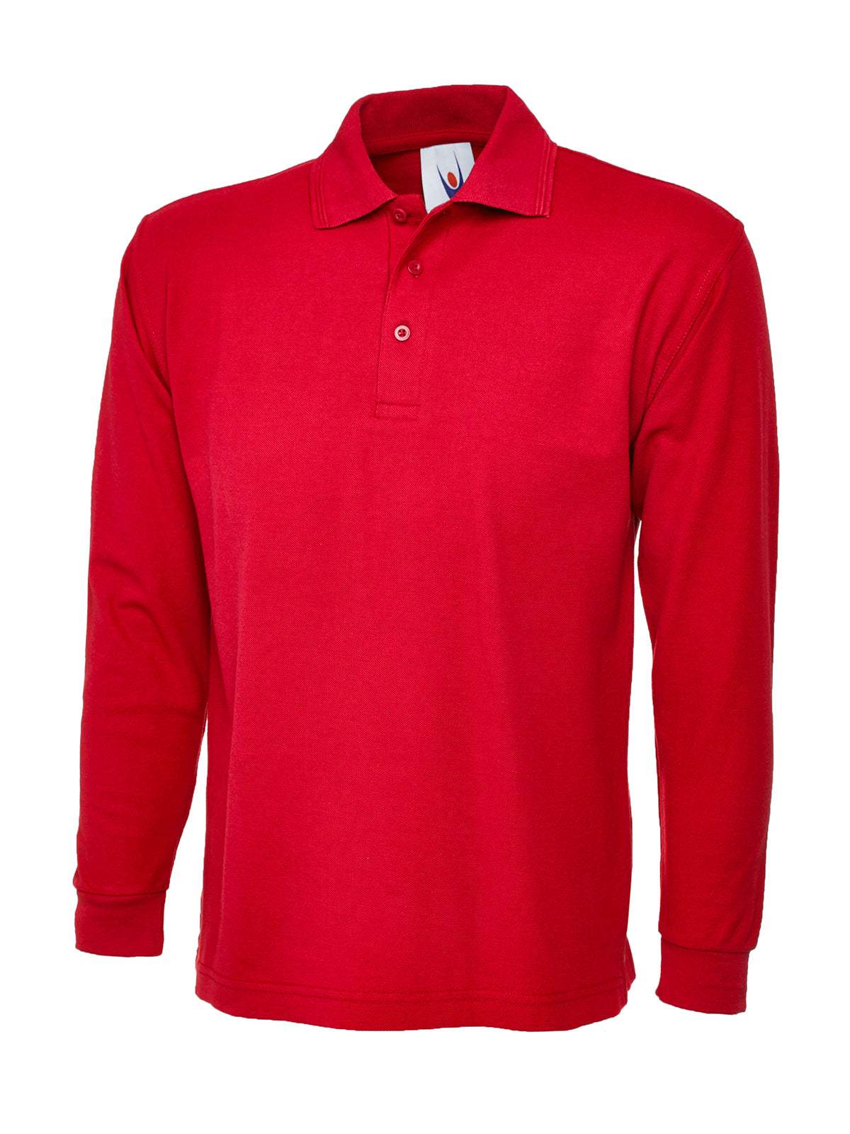 Longsleeve Classic Poloshirt - UC113 - Red - Customisable Polos