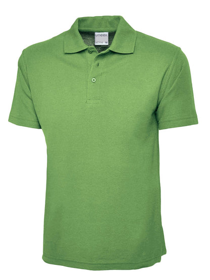 Mens Active Cotton Poloshirt - UC114 - Lime - Customisable Polos