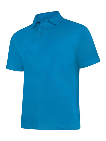 Mens Active Cotton Poloshirt - UC114 - Sapphire - Customisable Polos
