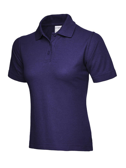 Ladies Active Cotton Poloshirt - UC115 - Purple - Customisable Polos