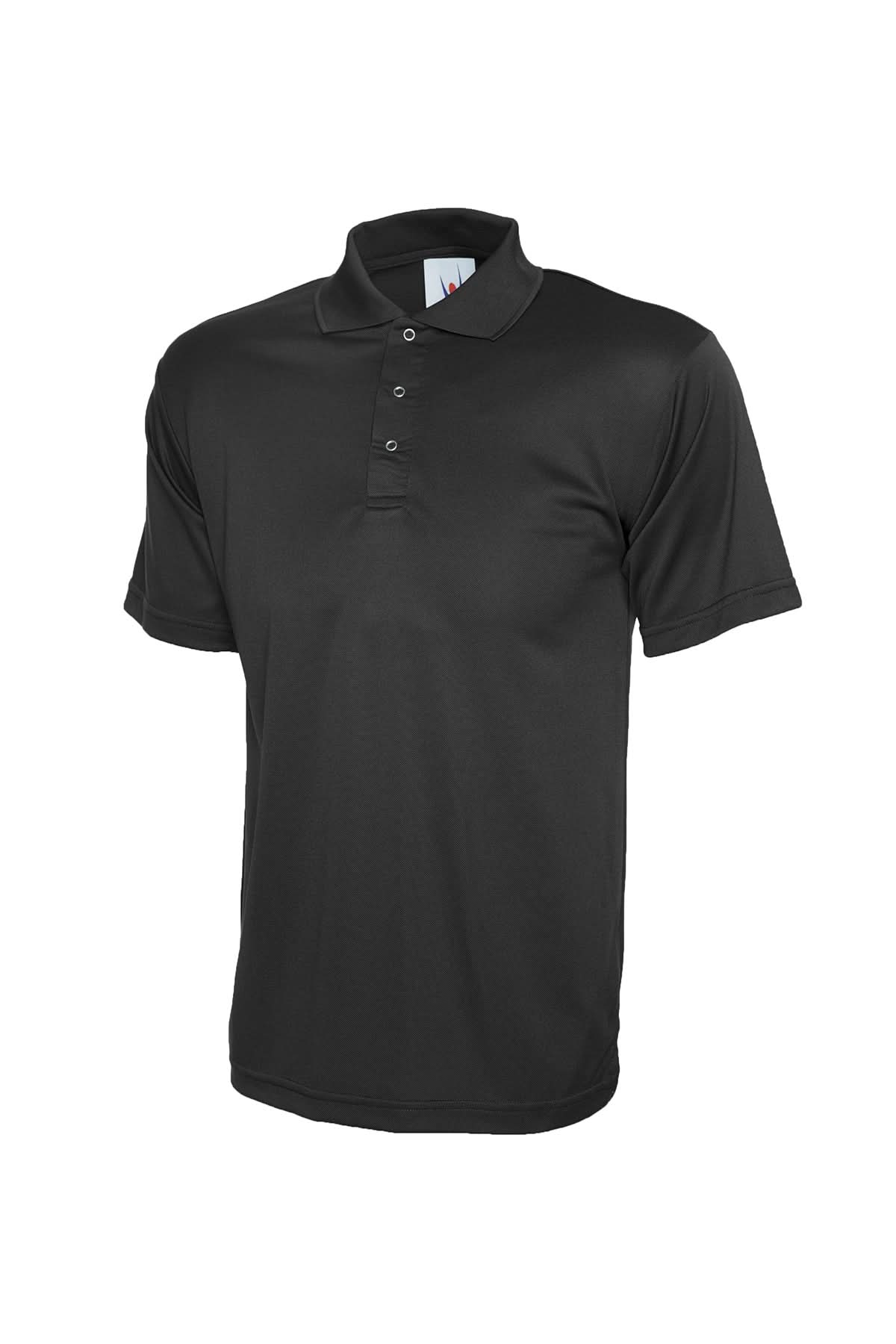 Uneek Processable Poloshirt UC121 - Black - Customisable Polos