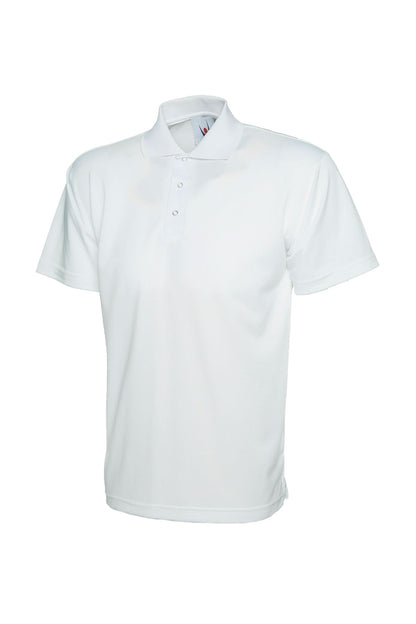 Uneek Processable Poloshirt UC121 - White - Customisable Polos