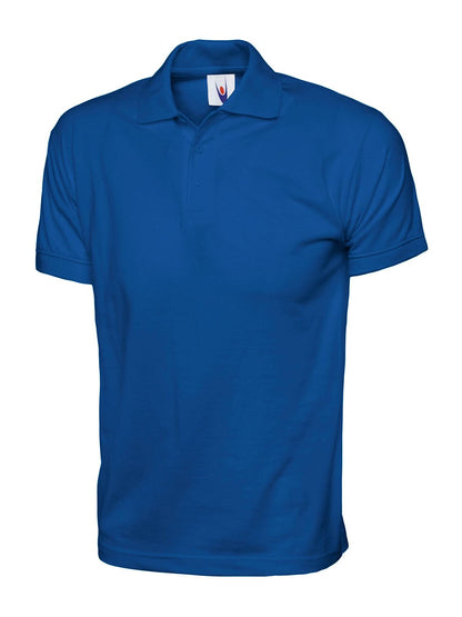 Uneek Jersey Poloshirt UC122 - Royal - Customisable Polos