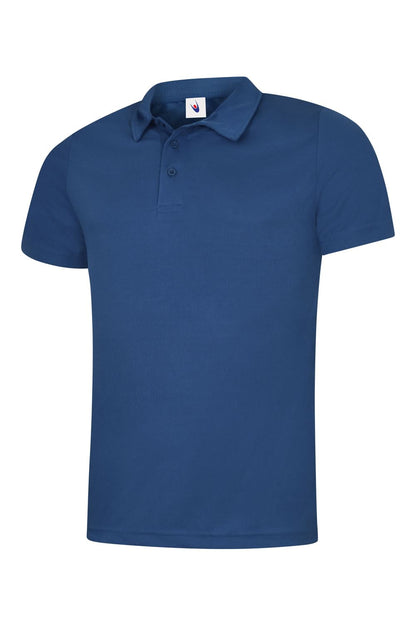 Uneek Mens Ultra Cool Poloshirt UC125 - Royal - Customisable Polos