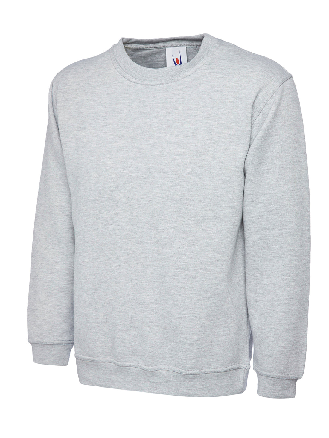 Heavyweight Sweatshirt - UC201 - Heather Grey - Customisable Sweatshirts