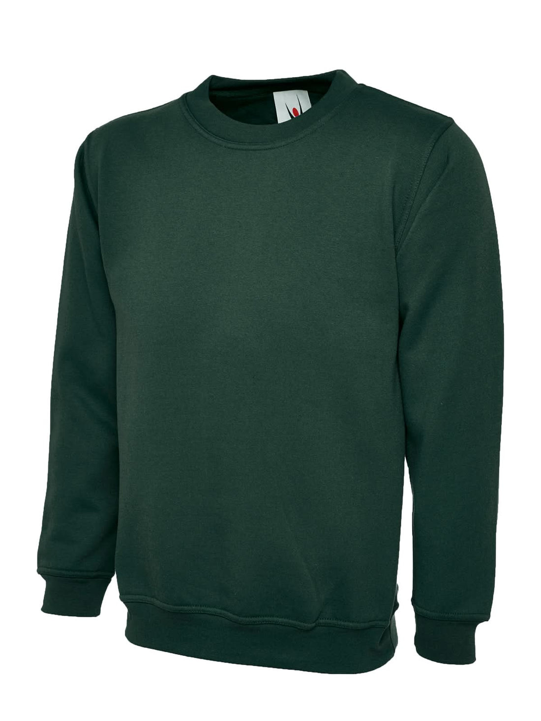 Uneek Childrens Classic Sweatshirt UC202 - Bottle Green - Customisable Sweatshirts