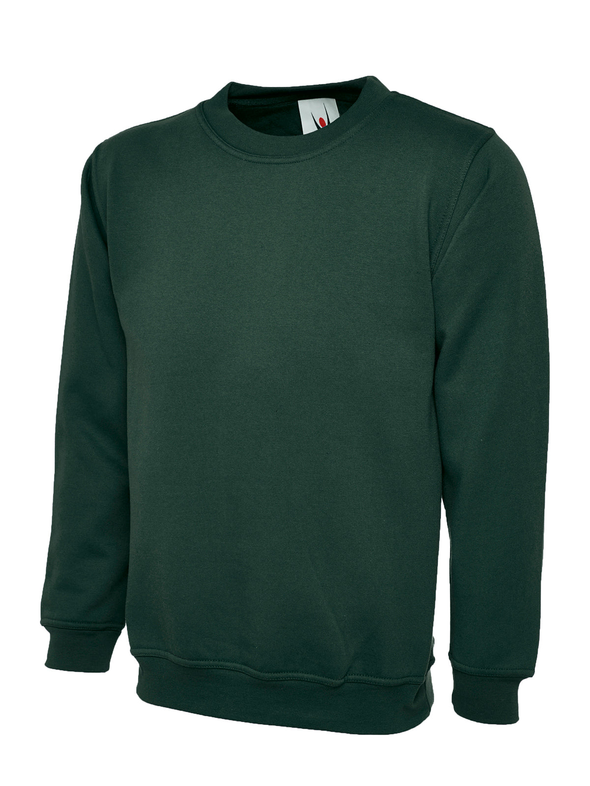 Childrens Classic Sweatshirt - UC202 - Bottle Green - Customisable Sweatshirts