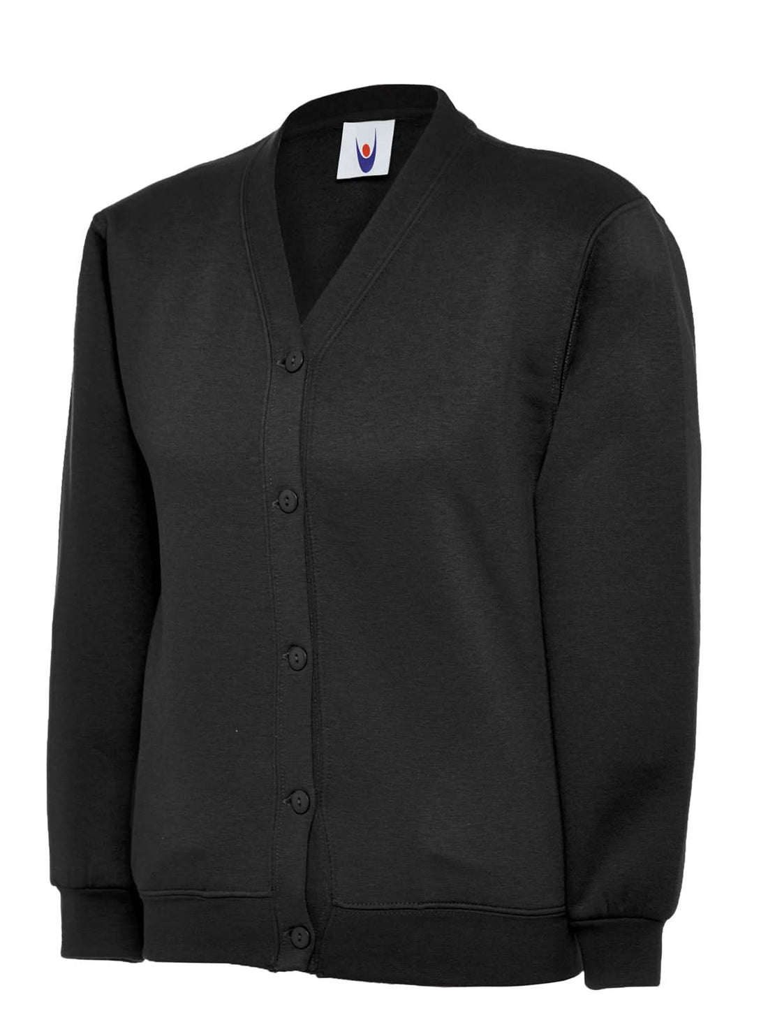Uneek Childrens Classic Cardigan UC207 - Black - Customisable Kids