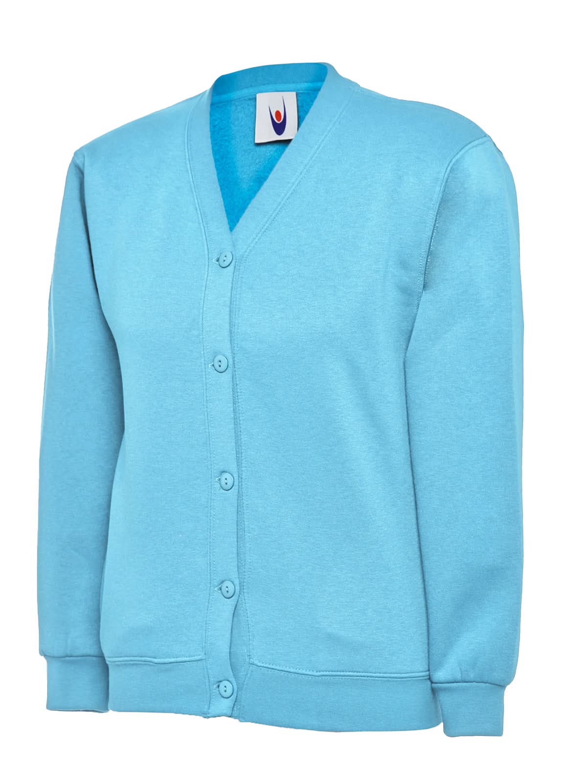 Uneek Childrens Classic Cardigan UC207 - Sky - Customisable Kids