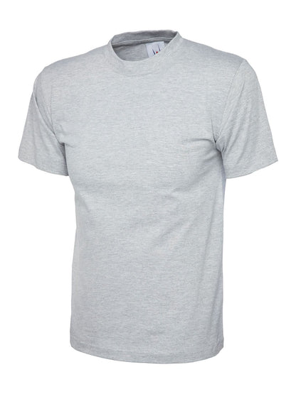 Uneek Heavyweight T Shirt UC302 - Heather Grey - Customisable T-Shirts