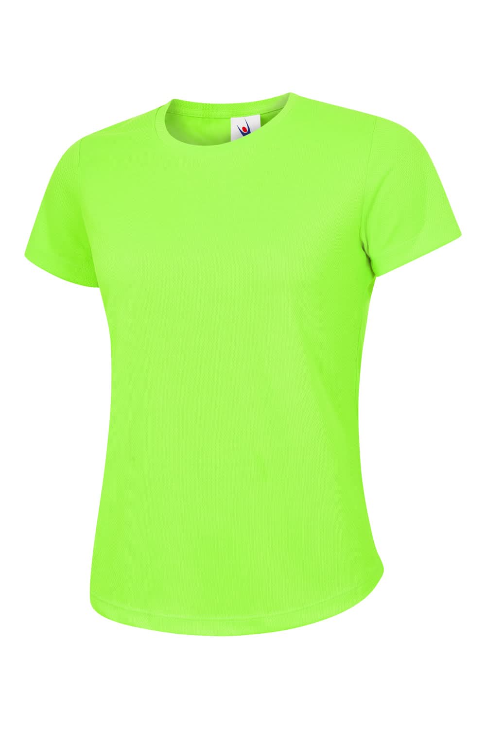 Uneek Ladies Ultra Cool T Shirt UC316 - Electric Green - Customisable T-Shirts